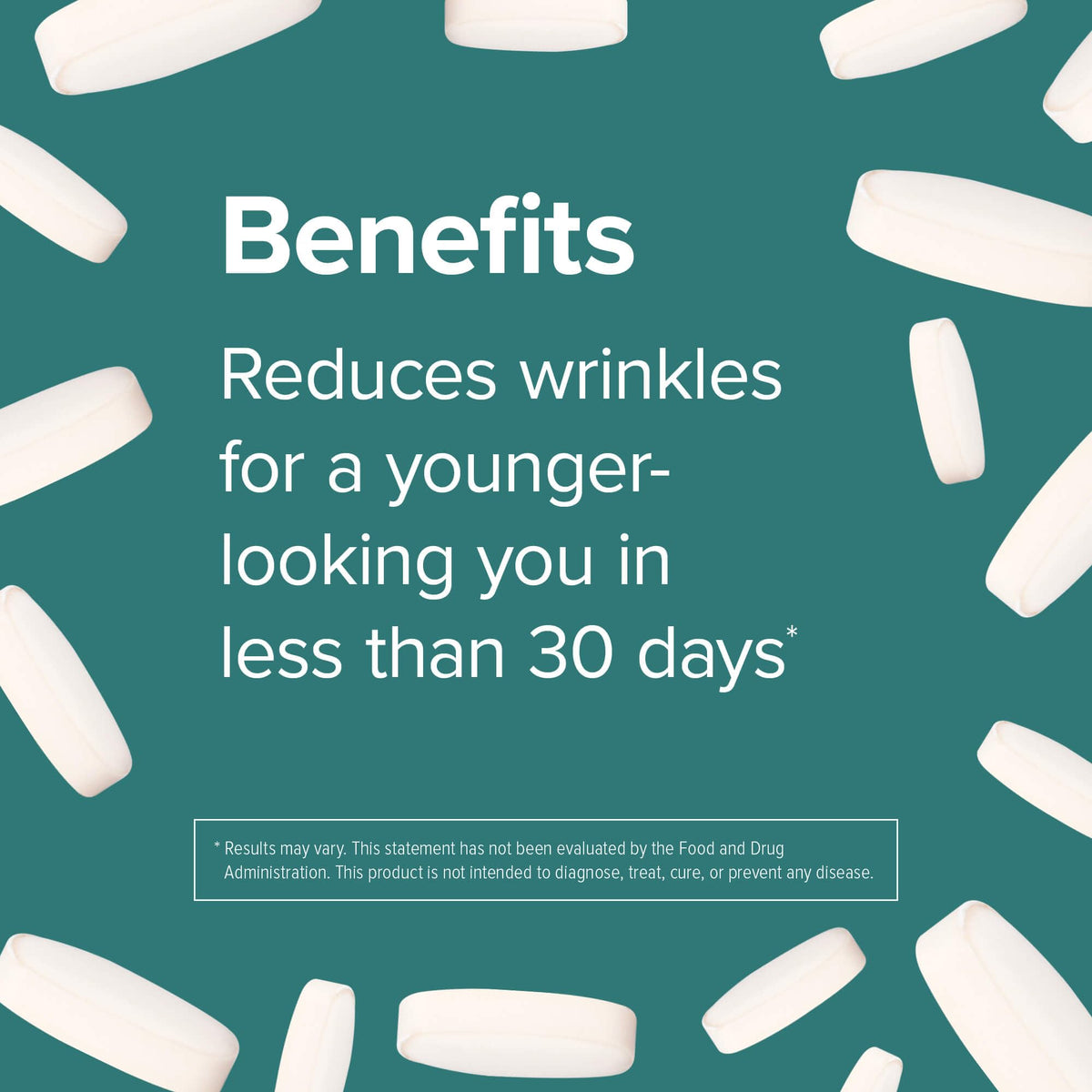 Webber Naturals Collagen30 Anti-Wrinkle, 2,500mg of Bioactive Collagen Peptides Per Serving (3 Tablets), 180 Tablets, Helps Reduce Deep Wrinkles, Fine Lines, Non GMO, Dairy, Gluten Free - Maple Wellness Supplements