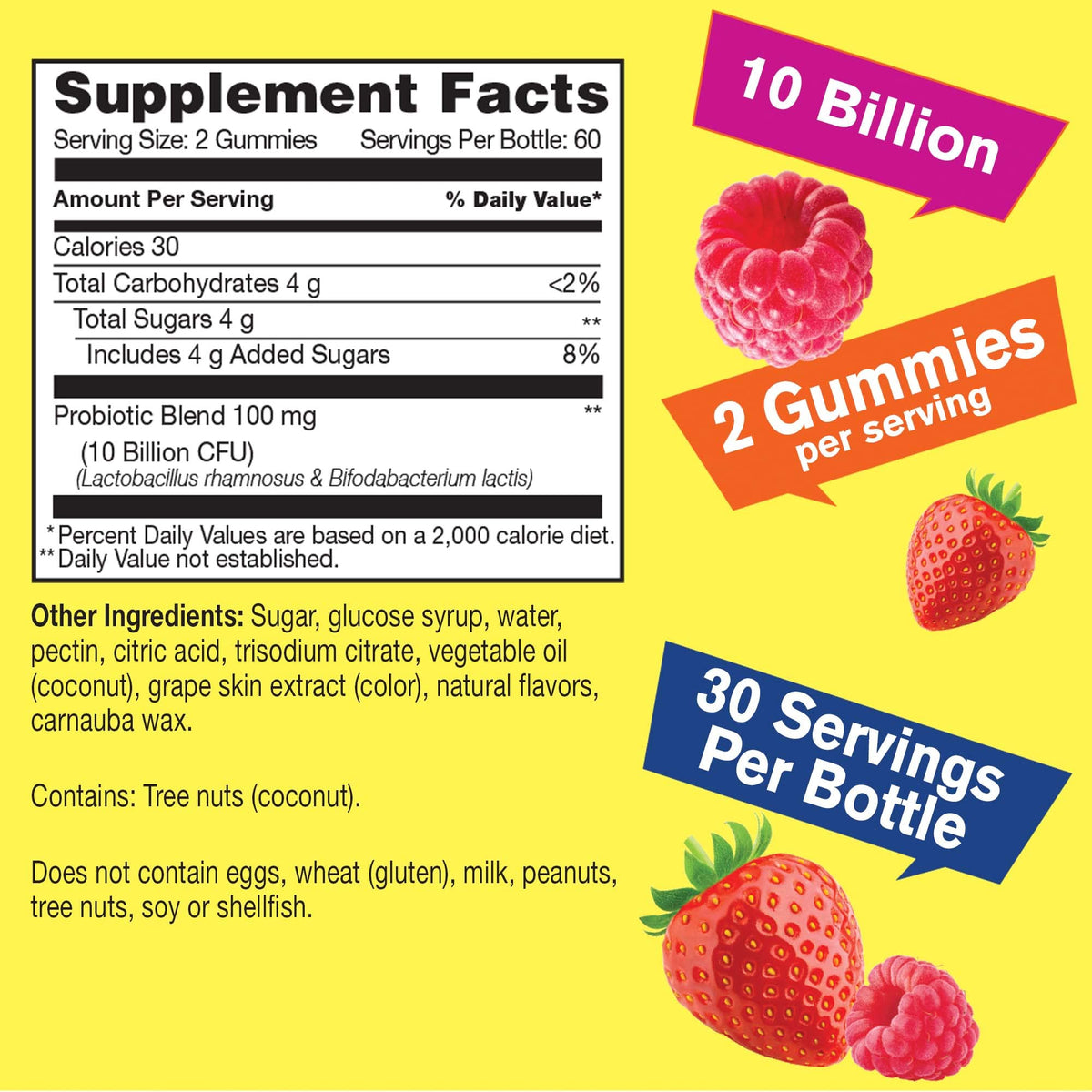 WellYeah Probiotics for Women Gummies - 10 Billion CFU - for Digestive Support, Gut Health, and Feminine Health Support - Natural Sourced Flavors - Vegan - Maple Wellness Supplements
