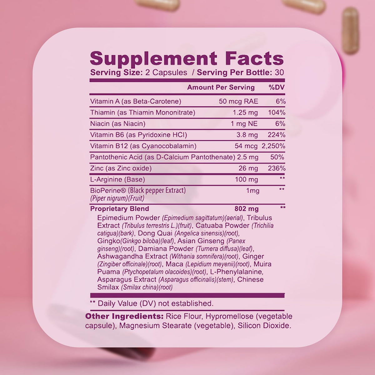 Women's Hormone Balance Supplement - Natural Support for Hormonal Balance, Energy Boost, Mood Swings, Hot Flashes, Menopausal Balance - 60 Capsules - Maple Wellness Supplements