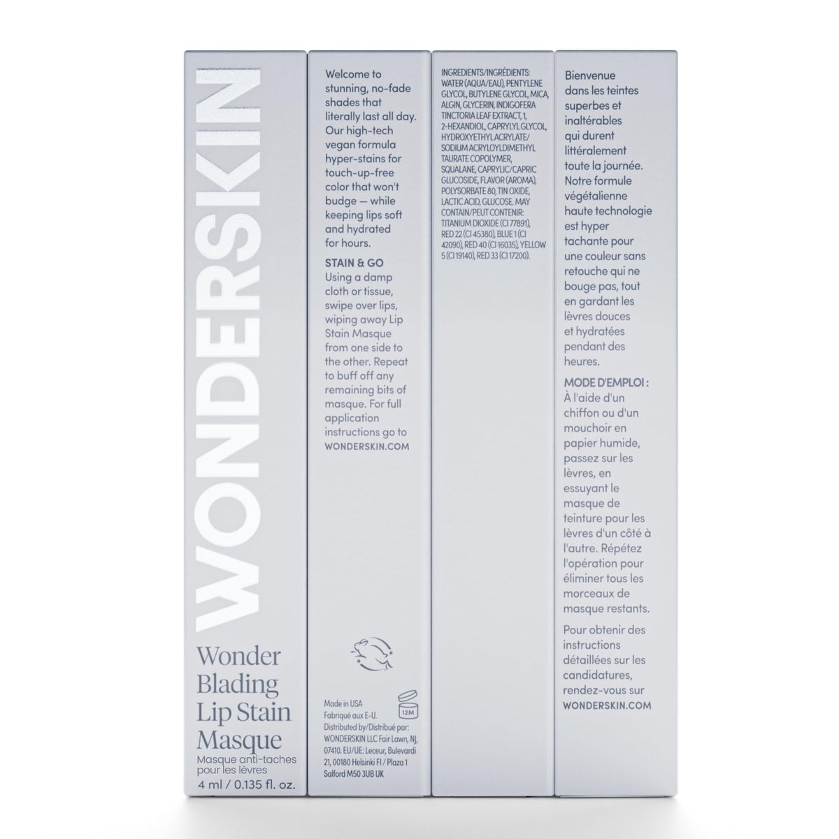 Wonderskin Wonder Blading All Day Lip Stain Peel Off Masque - Long Lasting, Waterproof and Transfer Proof Nude Lip Tint, Matte Finish Peel Off Lip Stain (Whimsical Masque) - Maple Wellness Supplements