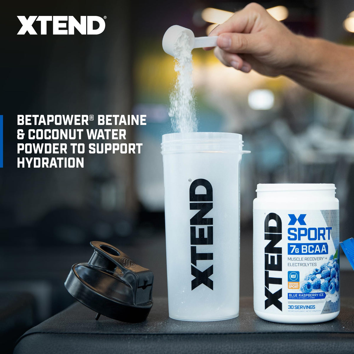 XTEND Sport BCAA Powder Strawberry Kiwi Splash - Electrolyte Powder for Recovery & Hydration with Amino Acids - 30 Servings - Maple Wellness Supplements