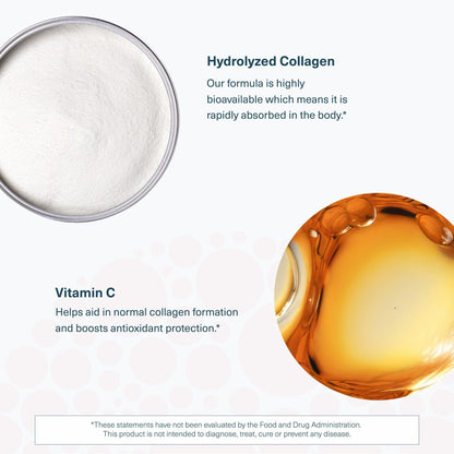 Youtheory Advanced Collagen - 6,000 mg Hydrolyzed Collagen Peptides - Includes Antioxidants & Contains Vitamin C - Hair Growth, Nails, Joint Health & Bone Support - Maple Wellness Supplements