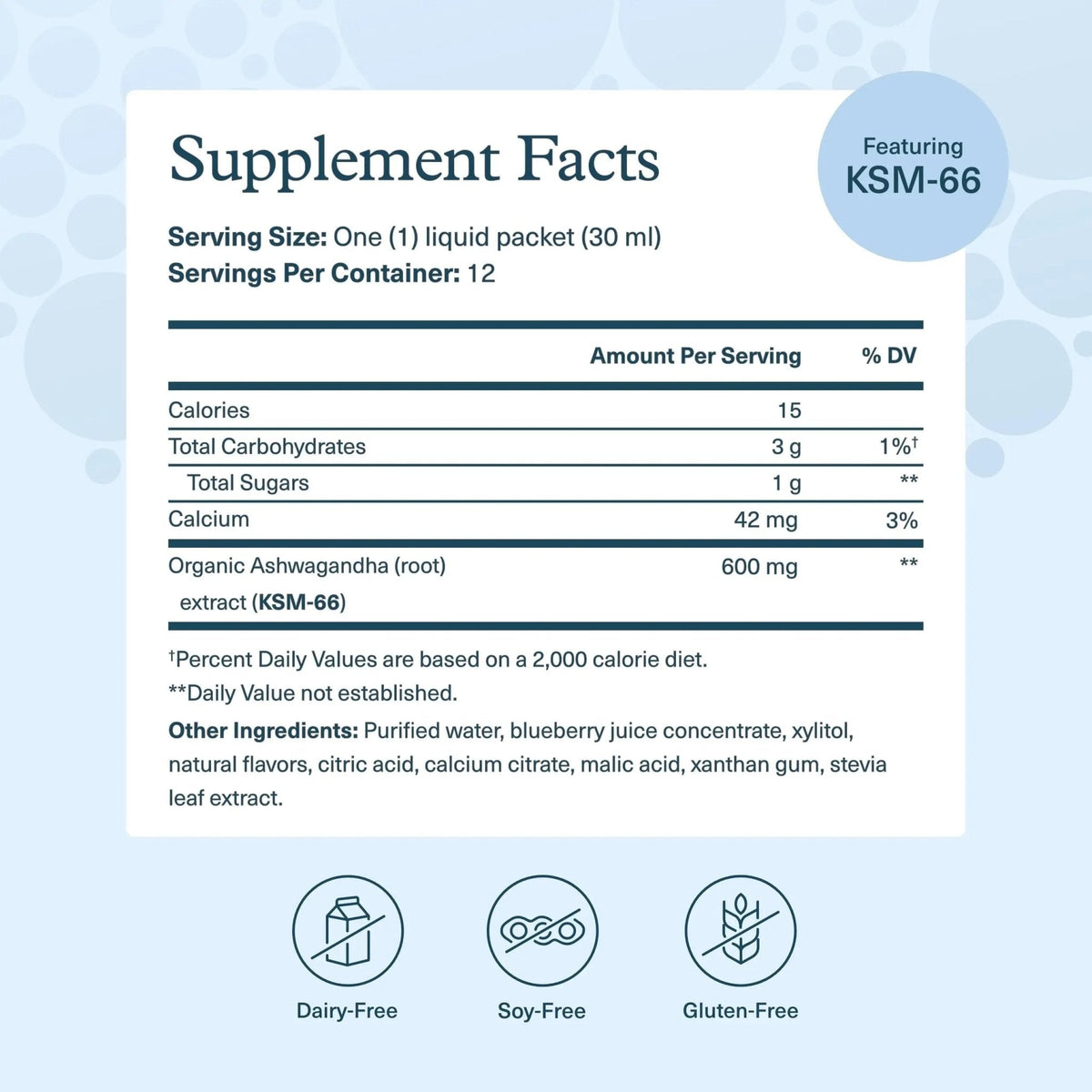 Youtheory Ashwagandha Liquid - with Organic KSM-66 Ashwagandha - Herbal Blend to Support Stress Relief & Energy Levels* - Helps Support Mood* - 1 oz Single Serve Packet, Pack of 12 - Maple Wellness Supplements