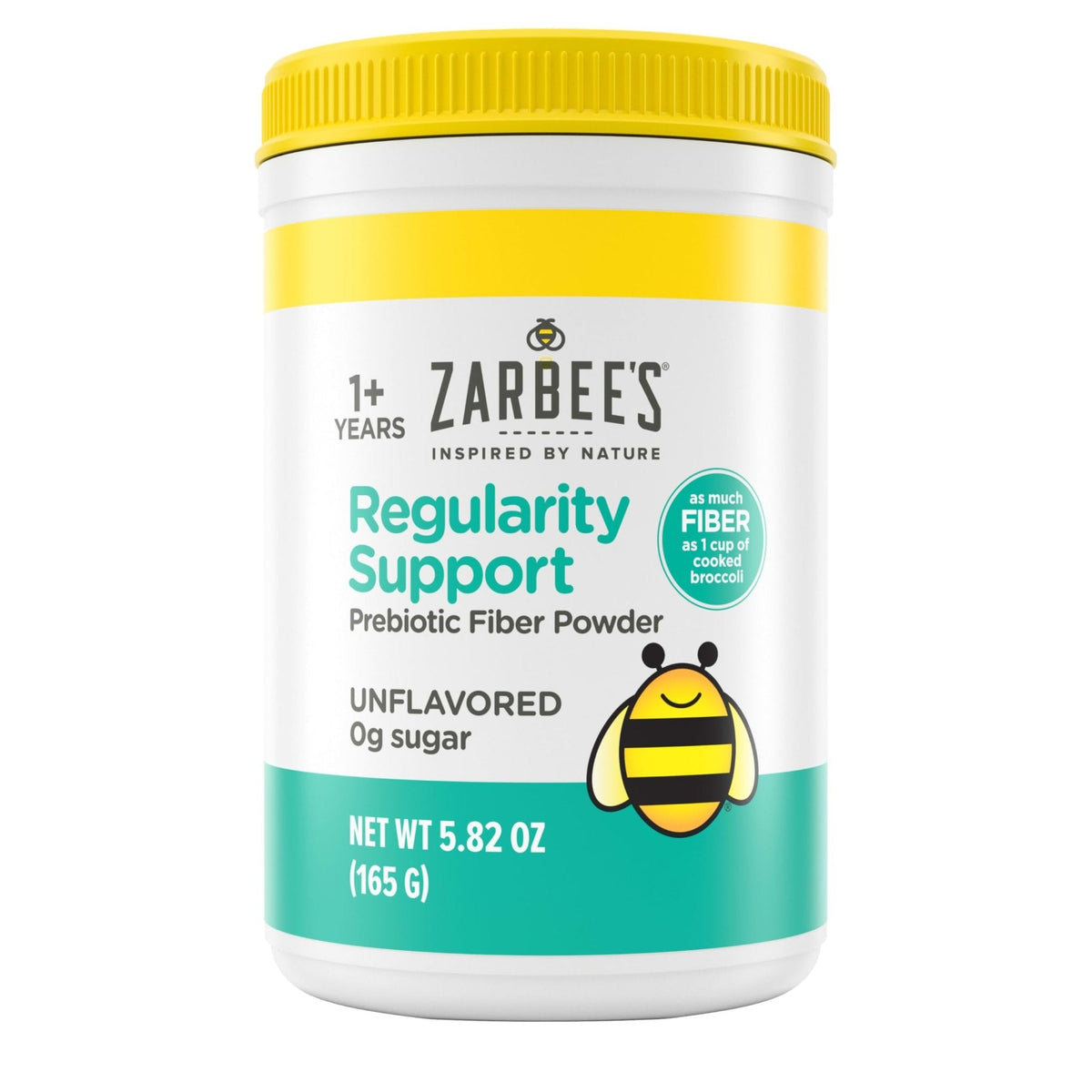 Zarbee’s Children’s Regularity Support Prebiotic Fiber Powder, Flavorless, Sugar Free, Gluten-Free, Daily Fiber Supplement - Maple Wellness Supplements