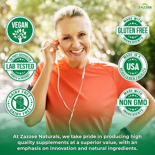 Zazzee Extra Strength Citicoline CDP Choline, 500 mg per Serving, 100 Vegan Capsules - Maple Wellness Supplements