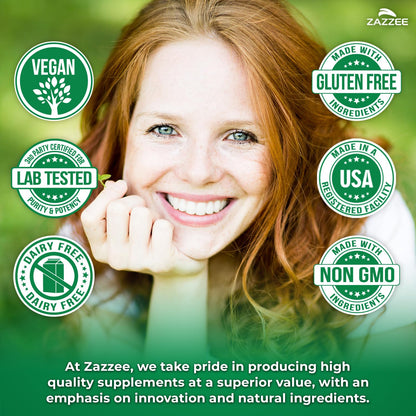 Zazzee High Strength Grape Seed 50:1 Extract, 180 Vegan Capsules, 95% Polyphenols, 400 mg per Capsule, 6 Month Supply, Antioxidant - Maple Wellness Supplements
