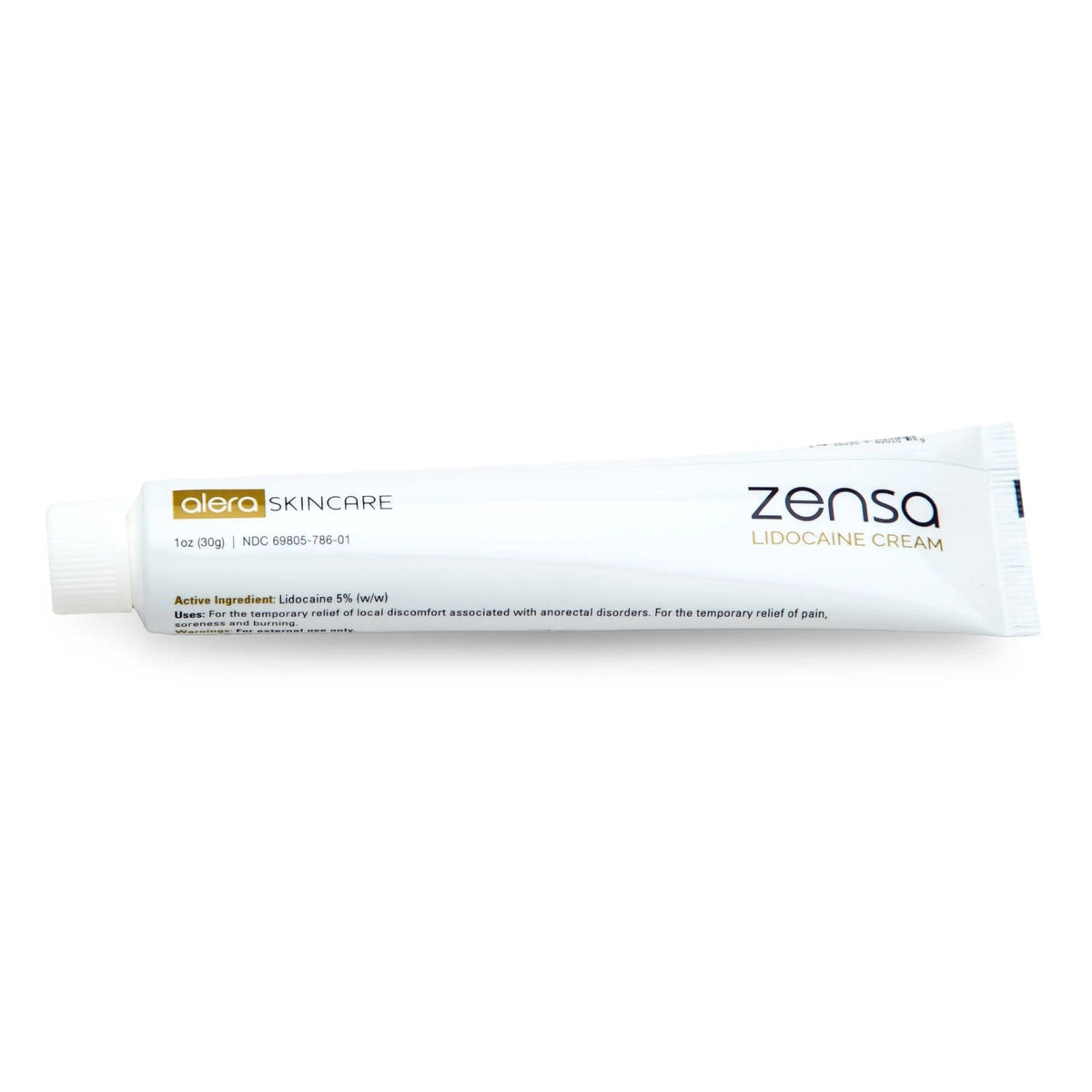 Zensa Numbing Cream 5% Lidocaine – Maximum Strength Topical Anesthetic with Vitamin E for Pain Relief from Hemorrhoids – Vegan, Cruelty-Free, Water-Based, Physiologic pH for Sensitive Skin – 30g - Maple Wellness Supplements