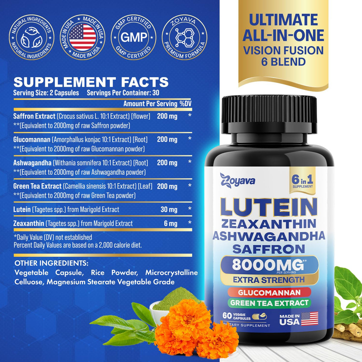 Zoyava Sea Moss 16-in-1 and Lutein 6-in-1 Bundle - Maple Wellness Supplements